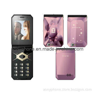 Flip TV Cell Phone With 2 SIM Card F100